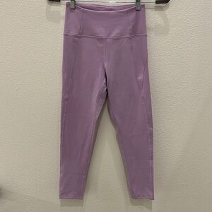 Girlfriend Collective #4008 High Waist 7/8 Leggings Small Purple
